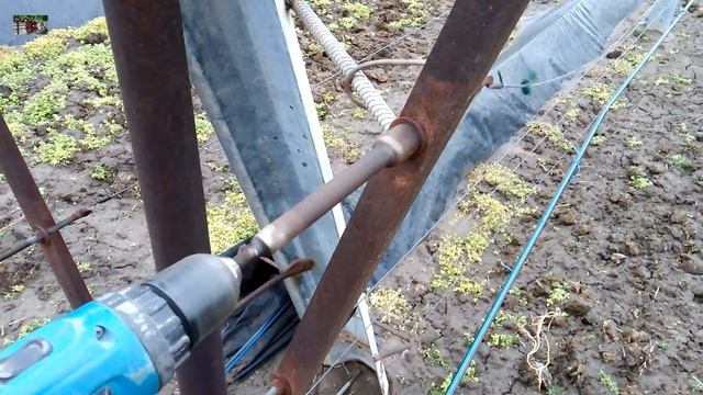 Натяжка проволоки на шпалеру. Двухплоскостная шпалера для винограда смотреть онлайн