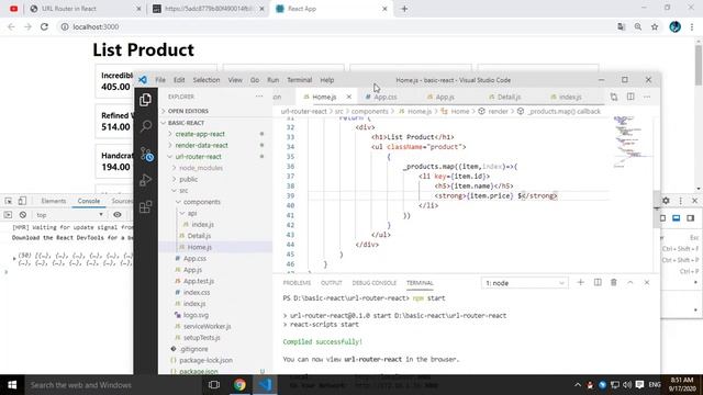 [React] - URL Router in React смотреть онлайн