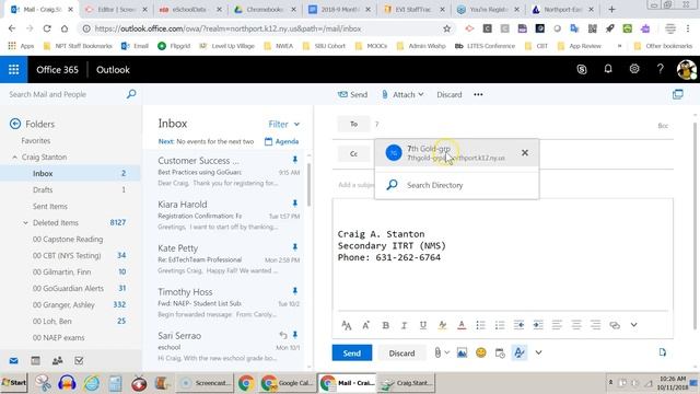Outlook Web App - how to create an email group смотреть онлайн