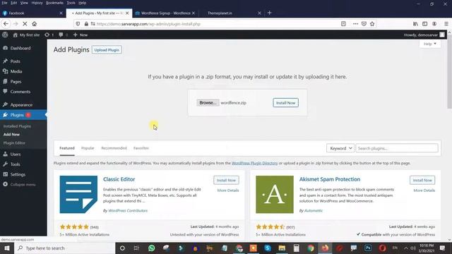 Wordfence Security Premium Plugin Setup смотреть онлайн