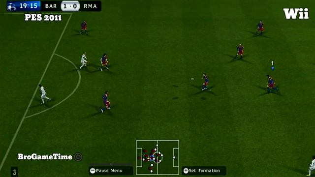 PES 2011 Nintendo Wii смотреть онлайн