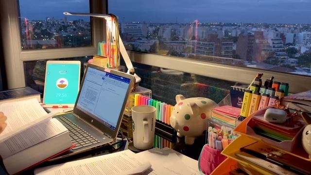 REAL TIME study with me (with music) #3 смотреть онлайн