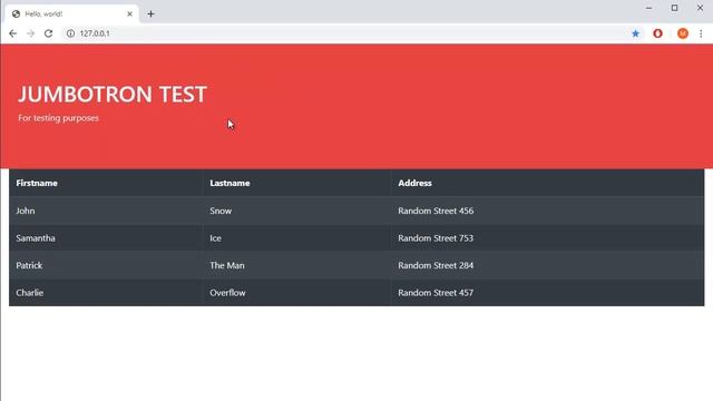 Bootstrap 4 Tutorial - 7 - Tables смотреть онлайн
