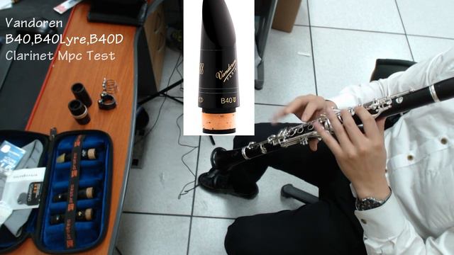Vandoren Clarinet Mpc B40,B40lyre,B40D Sound test смотреть онлайн