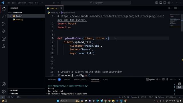 Python Project: Uploading files to S3 Compatible Storage using Python ? смотреть онлайн