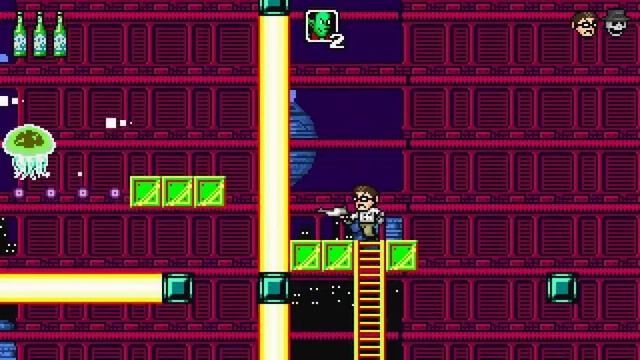 Angry Video Game Nerd Adventures - Future Fuckballs 2010 Stage (No Damage walkthrough) смотреть онлайн