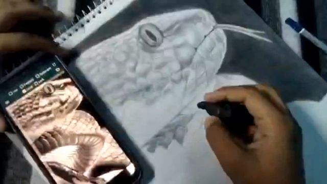 HOW TO DRAW A REALISTIC SNAKE | OUTLINE | PART:- 2 | SKETCH | TIMELAPSE | ? смотреть онлайн
