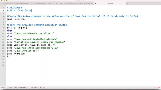 Part -1 - ShellScript to Install Open JDK 11 in Linux Server - Mithun Technologies - 9980923226 смотреть онлайн