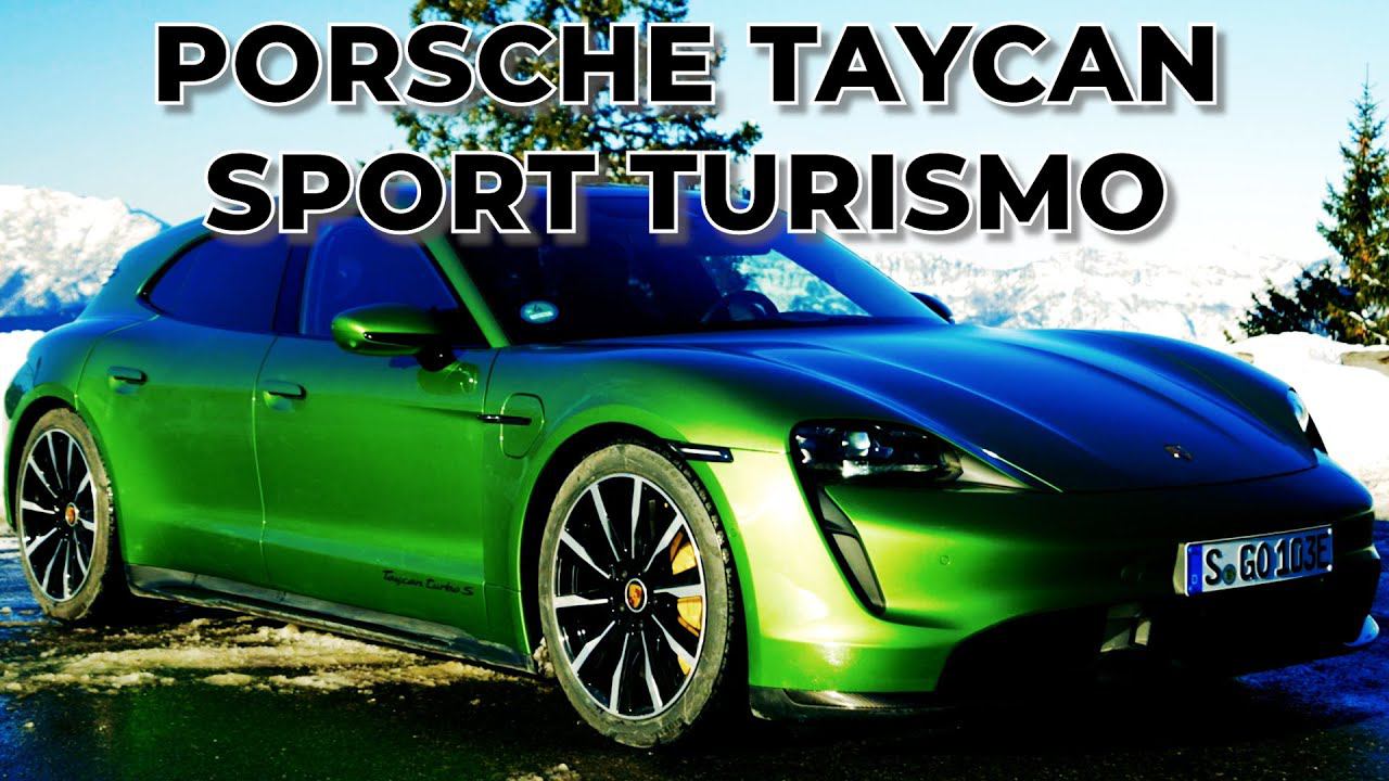 2022 Taycan Sport Turismo Зимний тест - Вождение!