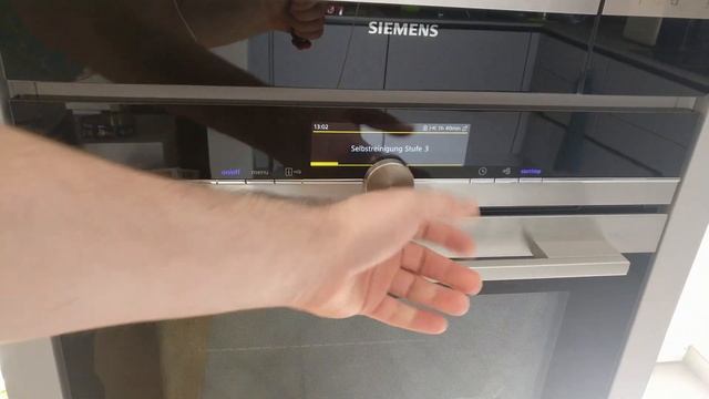 SIEMENS/BOSCH Backofen Pyrolyse, Selbstreinigung, im Detail. смотреть онлайн