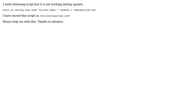 Ubuntu: How can i get sequential execution list of init scripts? смотреть онлайн