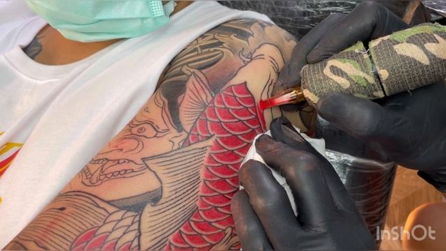 COLORED KOI FISH TATTOO смотреть онлайн