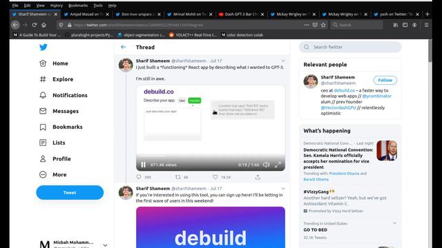 Top GPT-3 Projects - 16 applications built on OpenAI GPT-3 Text Generation AI смотреть онлайн