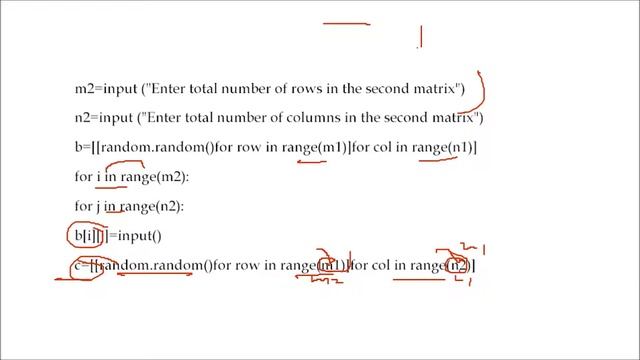 MATRIX MULTIPLICATION USING LISTS IN PYTHON LANGUAGE IN HINDI смотреть онлайн