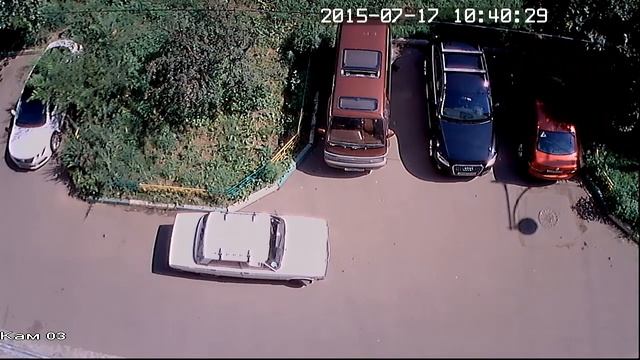 Видео с AHD камеры 1 Мп