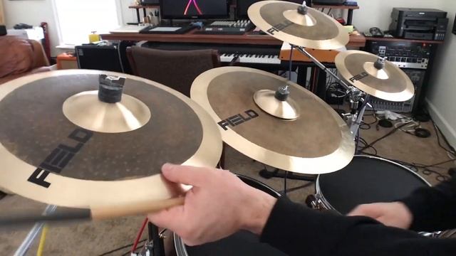 FIELD Dual Zone Electronic 16" Crash Cymbal and TOUCH CHOKE™ - Playing Example 1 смотреть онлайн