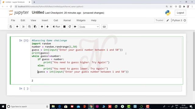 Random Number Guessing Game | Python Beginners Project | 2020 смотреть онлайн