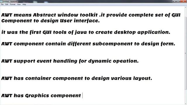 Java AWT Introduction , Methods of Component Class, AWT Example in Hindi and English by Shiva Sir смотреть онлайн