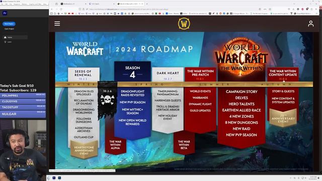 WoW 2024 ROADMAP! War Within Release Schedule, Mysterious 10.2.6, Season 4! смотреть онлайн