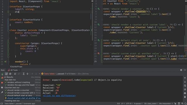 Step 10 - React tutorial: Model Class State with TypeScript interfaces смотреть онлайн