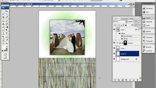 Photoshop - Smart Object Greeting Card Template смотреть онлайн