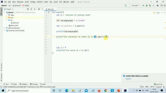 String Templates in Kotlin | Android Kotlin Tutorial смотреть онлайн
