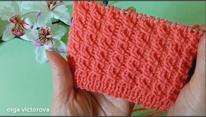 РЕЛЬЕФНЫЙ УЗОР ДЕКОРАТИВНАЯ РЕЗИНКА 40 Вязание Узоры спицами