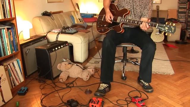 1963 Fender Princeton Amp + 1974 Gibson ES-335 смотреть онлайн