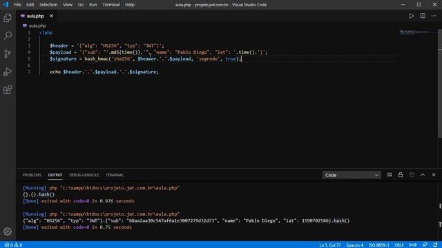Autorização JWT em PHP puro! смотреть онлайн