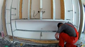 Как прикрепить г/к профиль к  основанию с теплым полом