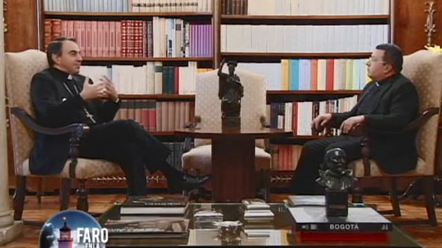 FARO EN LA NOCHE: Entrevista a Mons. Ettore Balestrero, Nuncio Apostólico en Colombia смотреть онлайн