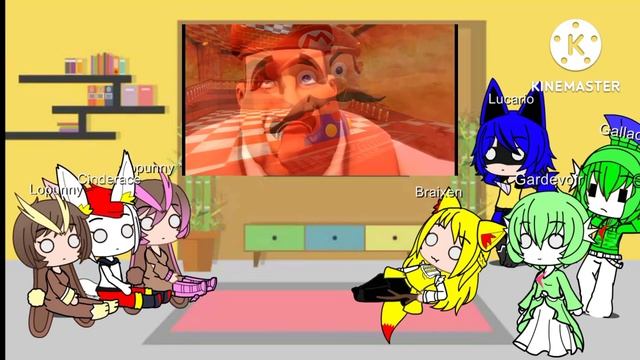 Azure's and my poke team react to SMG4 Mario react to Nintendo memes 4 смотреть онлайн