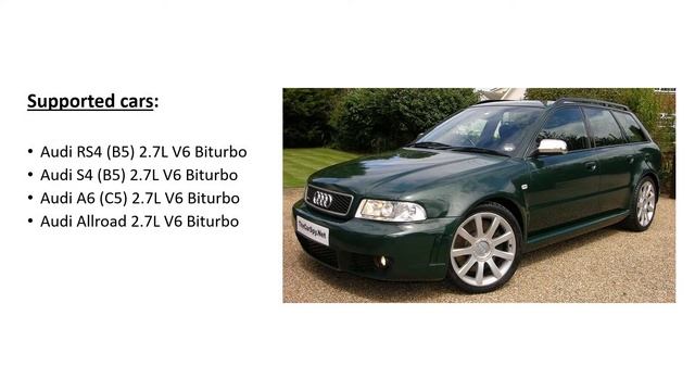 Audi 2.7L V6 Biturbo remap ecu Bosch ME7.1! TunerPro maps! смотреть онлайн