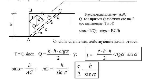 Лекция №8. Устойчивость откосов грунта. смотреть онлайн