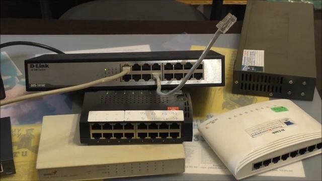 Обзор коммутатора Dlink DES-1016C (детекция петель коммутации) смотреть онлайн