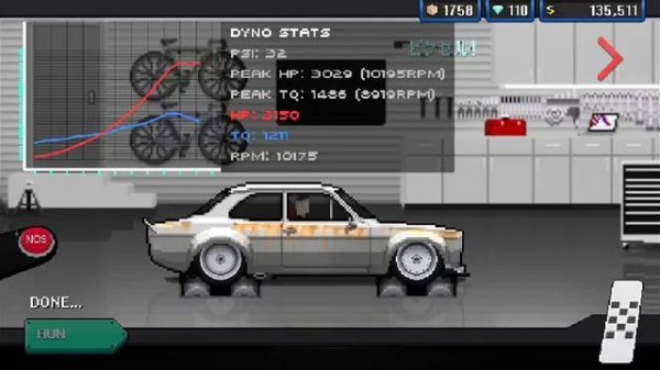 Pixel Car Racer Я нашел машину быстрее "Nissan GTR" Самая быстрая машина в игре!