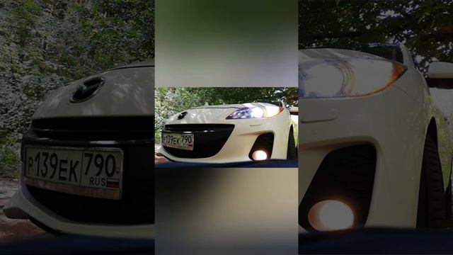 Работа омывателей фар мазда 3 BI смотреть онлайн