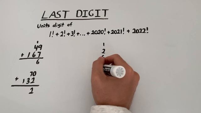 ⁉️Classic Factorial Problem: What is the last digit of 1! + 2! + 3! + … + 2020! + 2021! + 2022!? ❕ смотреть онлайн