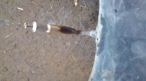 Переделал штуцер камеры с УРАЛА с подкачкой на трактор Т25,