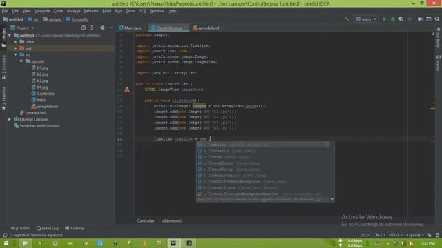 Image background slideshow in JavaFX смотреть онлайн
