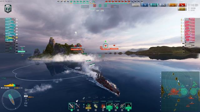 Sejong: Cruiser with torpedo terror - World of Warships смотреть онлайн