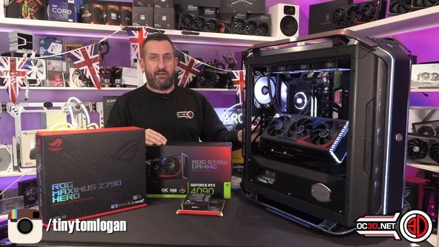 Coolermaster Cosmos 30th Anniversary Edition Build Strix RTX 4090 i9 13900K смотреть онлайн