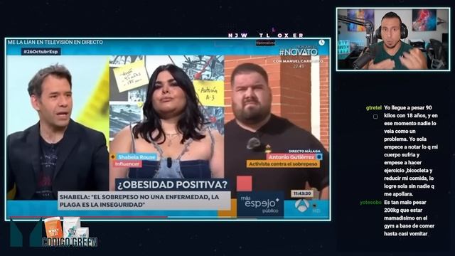 Antonio Gutiérrez vs MODELO GORDA (en directo) смотреть онлайн