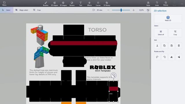 Roblox- Making a Shirt in Paint 3D!(Ep.1) смотреть онлайн