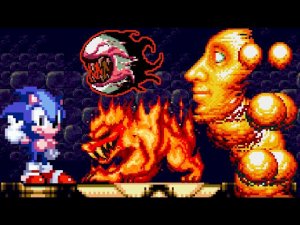 Sonic 3 New Bosses & Hellfire Saga (Genesis) Все боссы без урона.