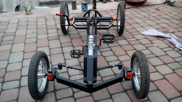 Самодельный веломобиль. смотреть онлайн