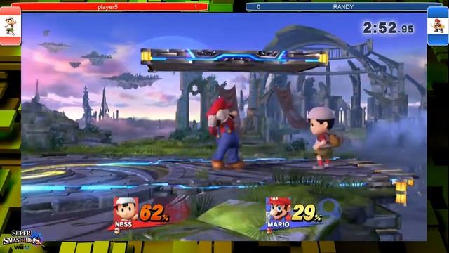 OtakuLoveFest 2015 - Randy (Mario) Vs. player5 (Ness) SSB4 GRAND FINALS смотреть онлайн