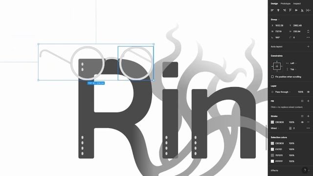 Rinkea Logotype with Commentary【Procreate & Figma Speed Design】 смотреть онлайн