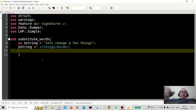 Perl Regex - Substitute Word In String 2023 смотреть онлайн