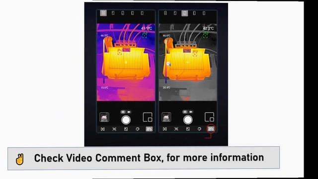 UNI-T UTi261M Thermal Camera Night Vision for Smartphone Android USB Type C Infrared Thermal Imager смотреть онлайн